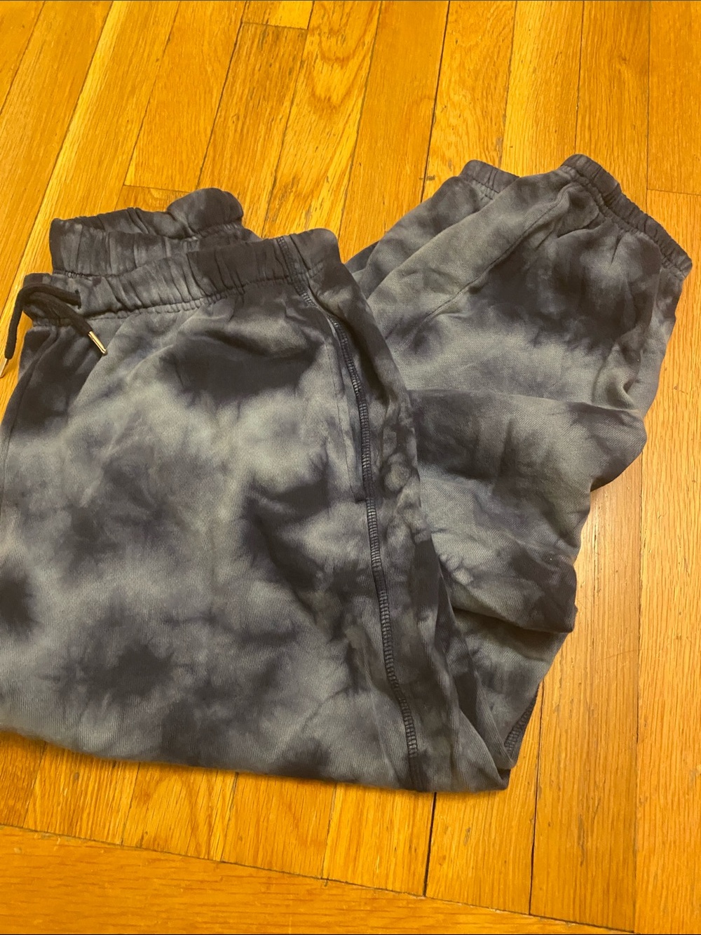 Womens Old Navy Blue Tie-Dye Sweatpants M